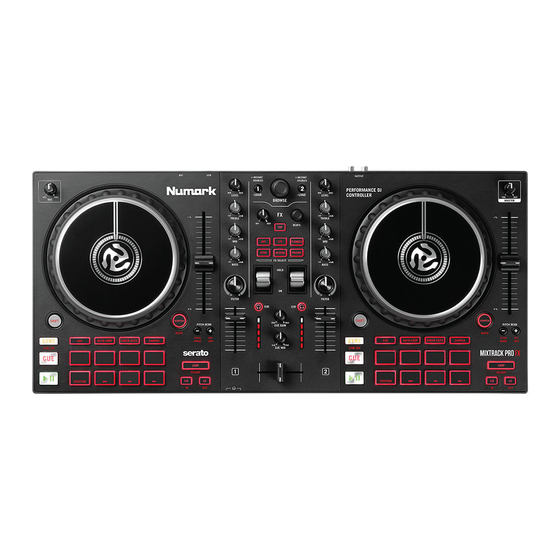 Numark MIXTRACK PRO FX Manuels