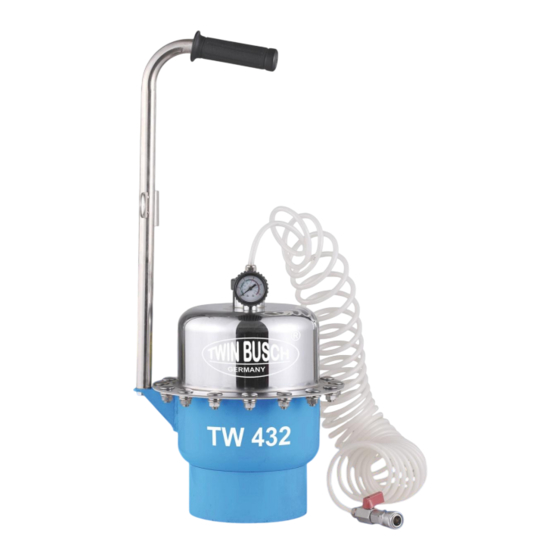 twin busch TW 432 Installation, Utilisation Et Entretien