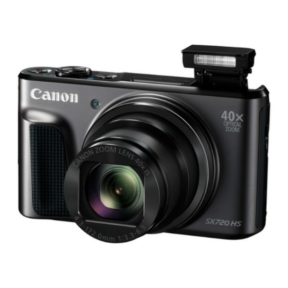 Canon PowerShot SX720 HS Guide D'utilisation