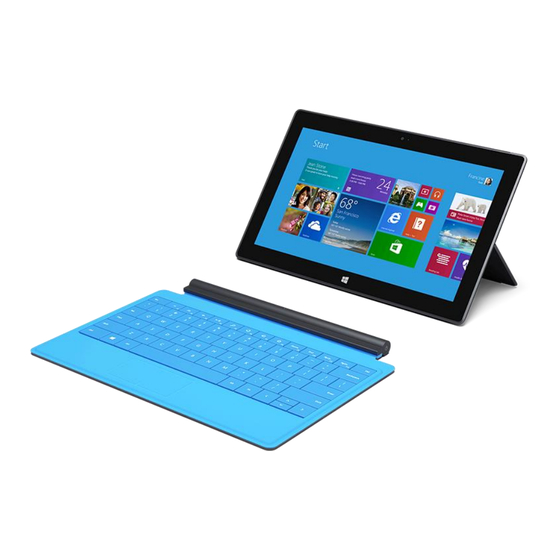 Microsoft Surface Guide De L'utilisateur