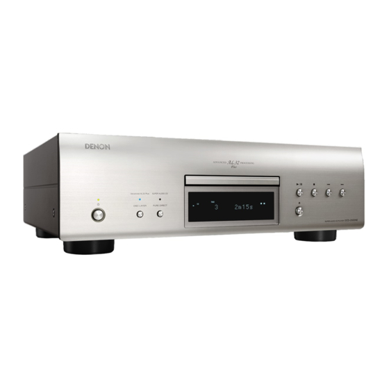 Denon DCD-2500NE Manuel De L'utilisateur