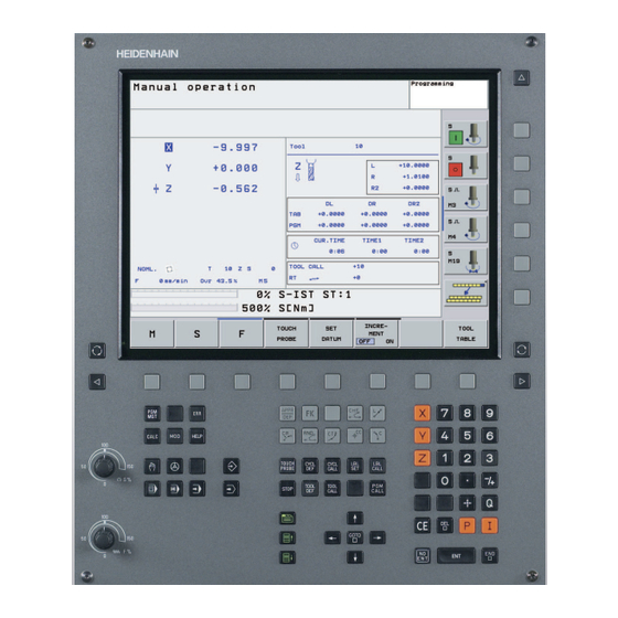 HEIDENHAIN TNC 320 Manuel D'utilisation