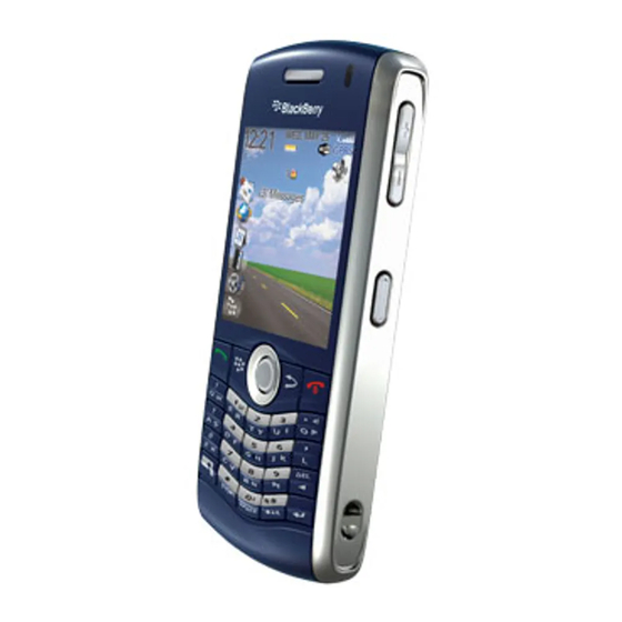 Blackberry Pearl 8120 Guide De Mise En Route