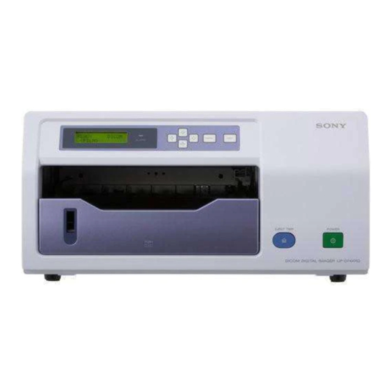 Sony UP-D74XRD Instructions D'utilisation