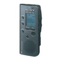 Sony ICD-B10 Mode D'emploi