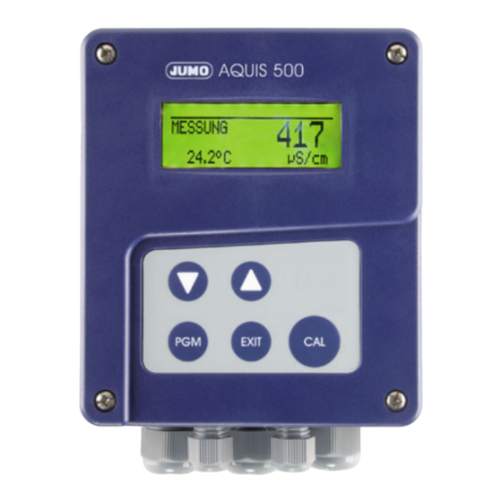 JUMO AQUIS 500 Ci Notice De Mise En Service