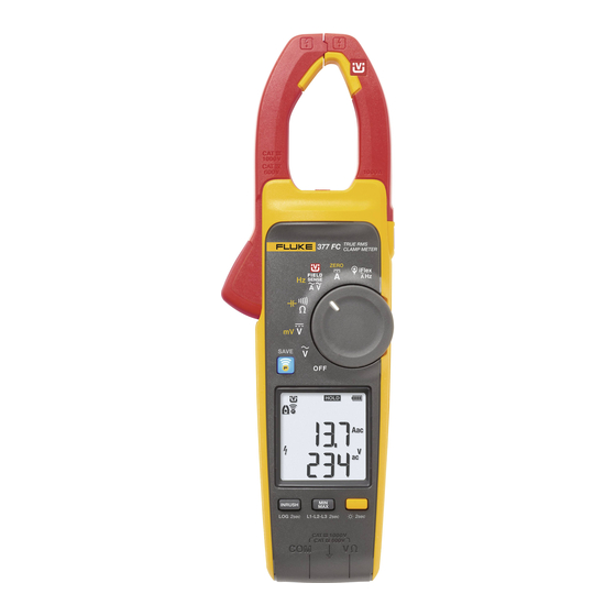 Fluke 377 Mode D'emploi