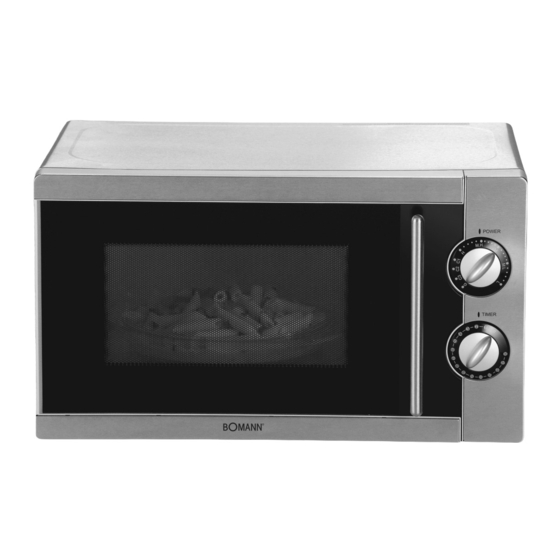 BOMANN MWG 2229 E CB Mode D'emploi