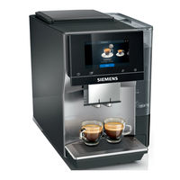 Siemens EQ.700 Classic TP705R01 Manuel D'utilisation