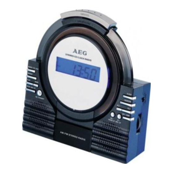 AEG SRC 4315 CD Mode D'emploi