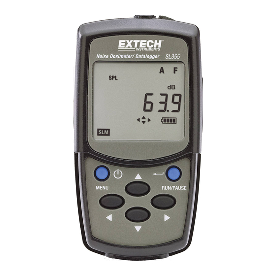 Extech Instruments SL355 Manuel De L'utilisateur