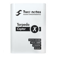Two notes Audio Engineering Torpedo Captor X Manuel D'utilisation