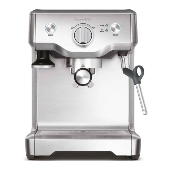 Breville Duo-Temp Pro BES810 Série Manuel D'instructions