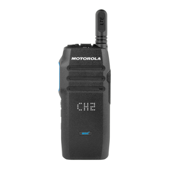 Motorola WAVE TLK 100i Mode D'emploi