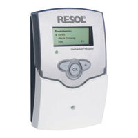 Resol DeltaSol MiniPool Manuel Pour Le Technicien Habilité