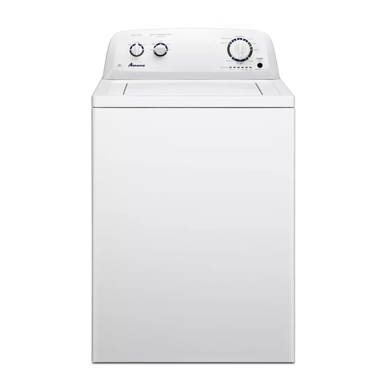 Amana NTW4605EW0 Guide D'utilisation Et D'entretien