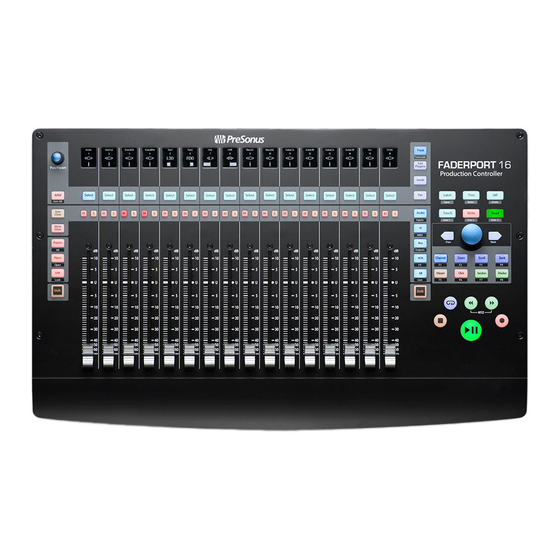 PRESONUS FaderPort 16 Mode D'emploi