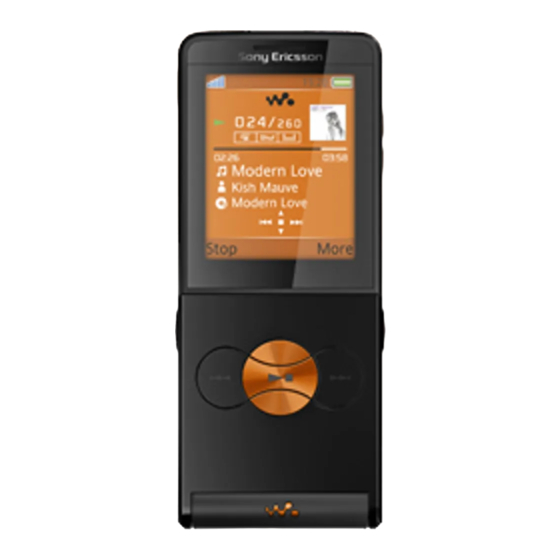 Sony Ericsson W350a Mode D'emploi