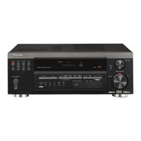 Pioneer VSX-D814 Mode D'emploi