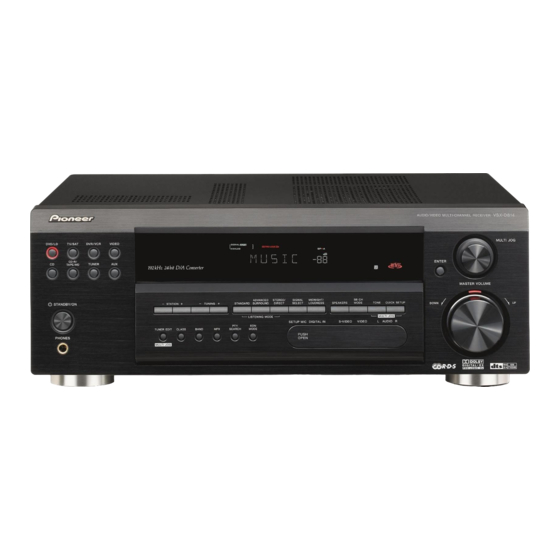 Pioneer VSX-D714 Mode D'emploi