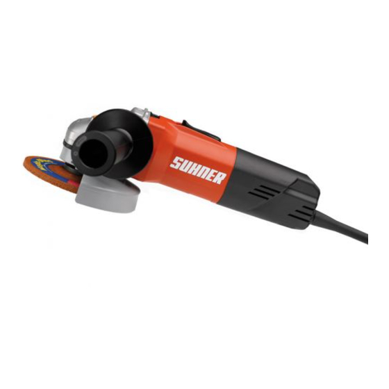 SUHNER ABRASIVE UWG 10-R125 Dossier Technique