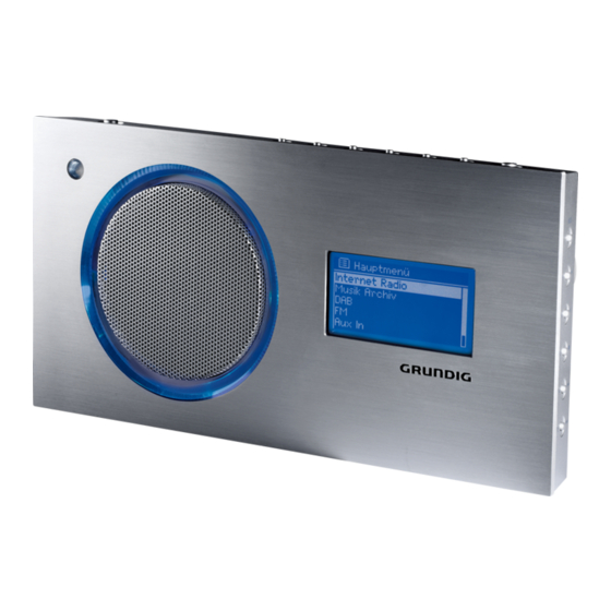 Grundig Cosmopolit 7 WEB Mode D'emploi