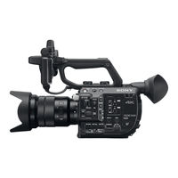 Sony XDCAM PXW-FS5 Mode D'emploi