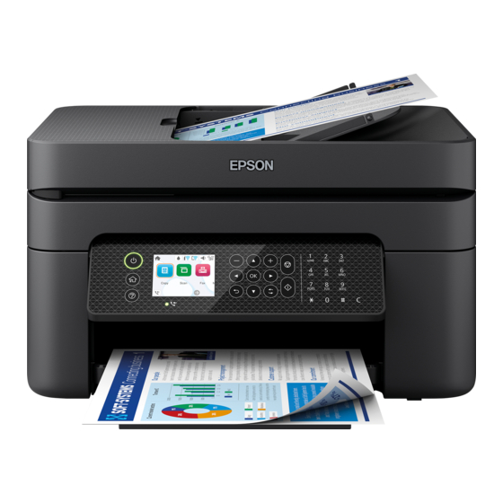 Epson WF-2950 Serie Démarrez Ici