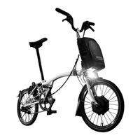 Brompton Electric Mk.1 2018 Mode D'emploi