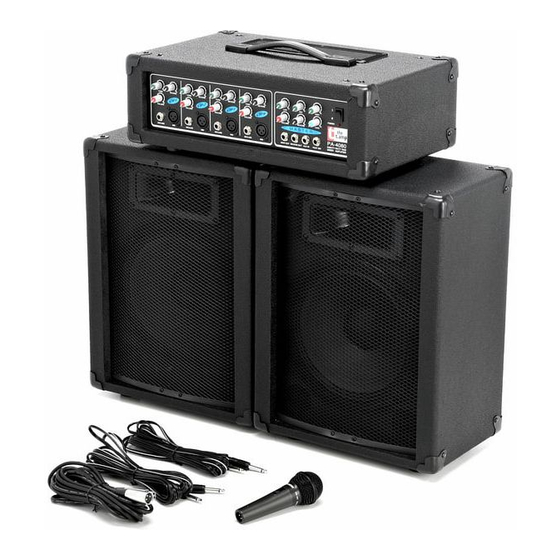 thomann the t.amp PA 4080 Package Notice D'utilisation
