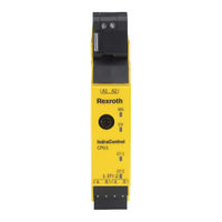 Bosch rexroth IndraControl SafeLogic compact SLC-A-UE410-4RO Mode D'emploi