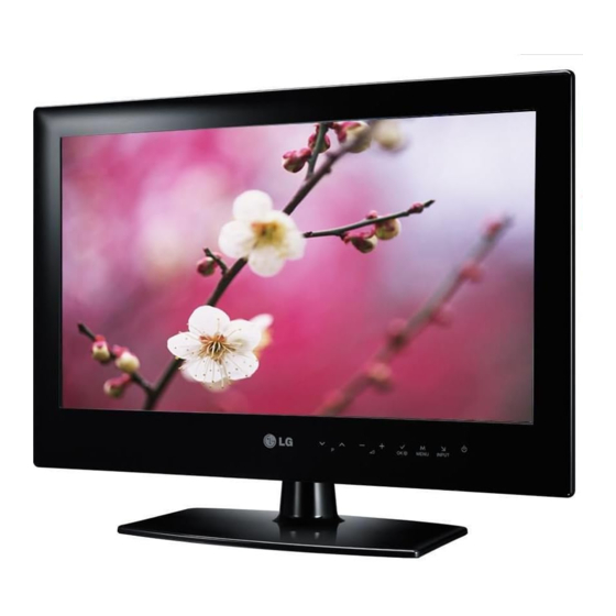 LG 19LE3300-ZA Manuel De L'utilisateur