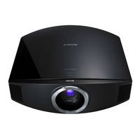Sony BRAVIA VPL-VW85 Mode D'emploi