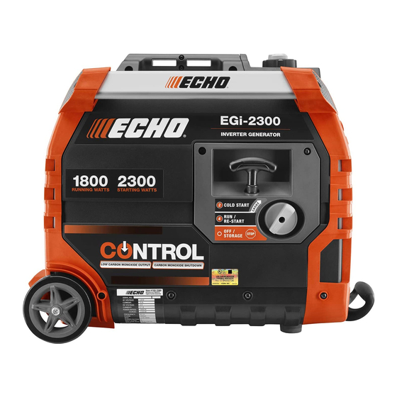 Echo EGi-2300 Manuel D'utilisation