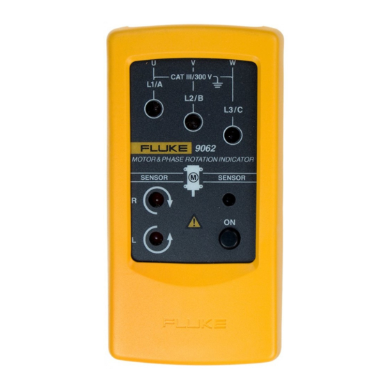 Fluke 9062 Mode D'emploi