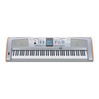 Yamaha Portable Grand DXG-305 Mode D'emploi