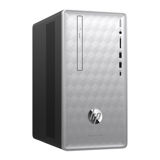 HP PAVILION 590-P0012NF I3-8100 Manuel De L'utilisateur