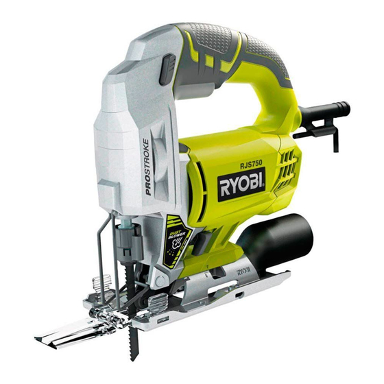Ryobi RJS750 Traduction Des Instructions Originales