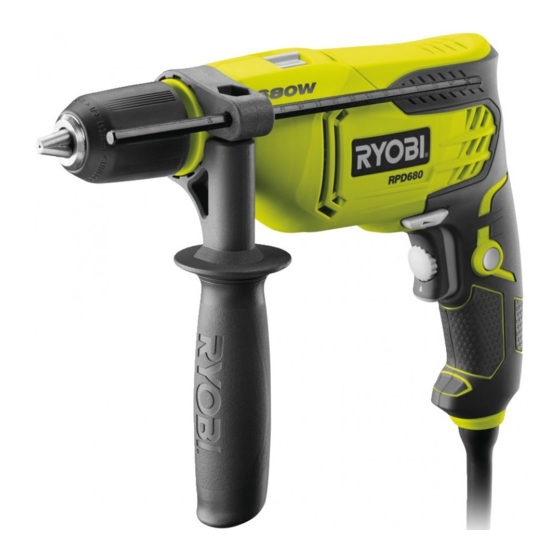 Ryobi RPD680 Traduction Des Instructions Originales