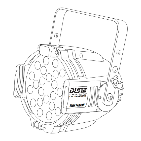 DUNE-LIGHTING CHL-012/ZOOM Notice D'utilisation