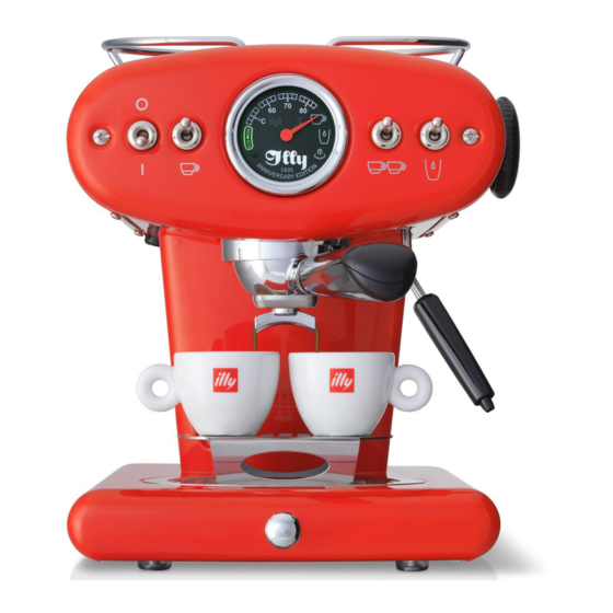 illy X1 Anniversary ESE & Ground Manuel D'utilisation