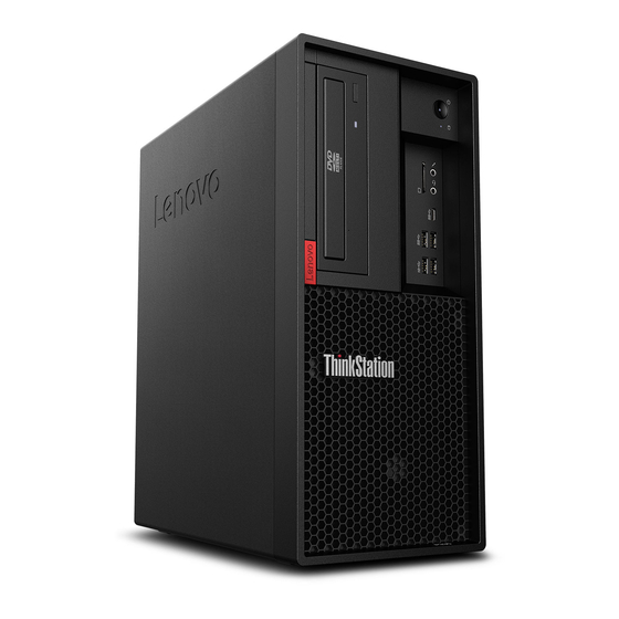 Lenovo ThinkStation P330 Guide De Configuration
