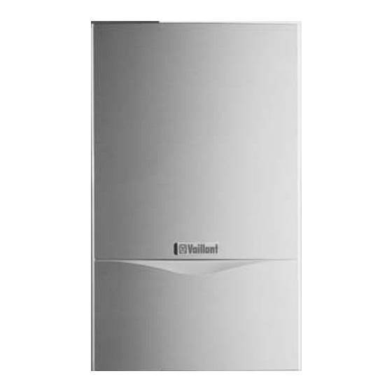 Vaillant ecoMAX exclusiv VHR BE 35 S Notice D'utilisation