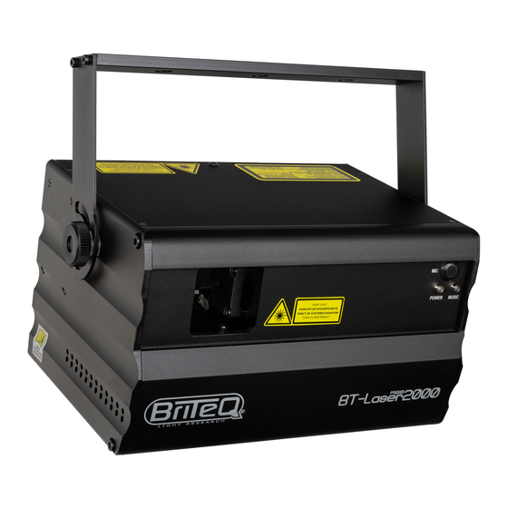 Briteq BT-Laser2000 RGB Mode D'emploi