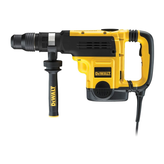 DeWalt D25721 Guide D'utilisation