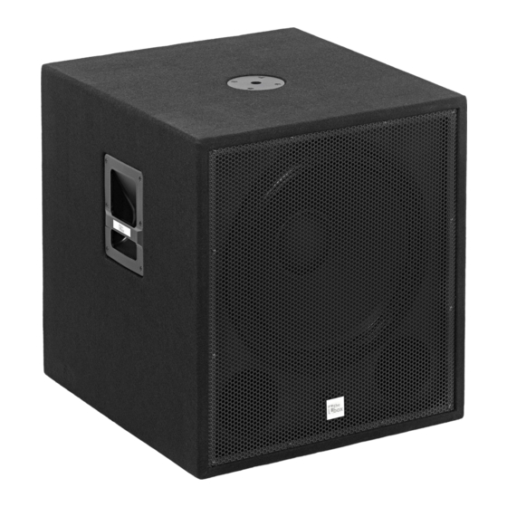thomann the box PA18 ECO MKII Notice D'utilisation