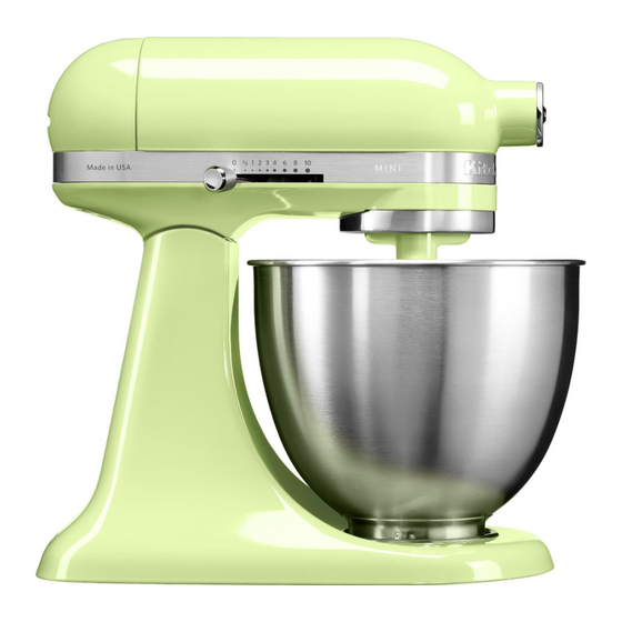 KitchenAid MINI 5KSM3311XEHW Mode D'emploi