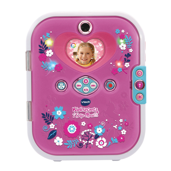 VTech Kidi Secrets Selfie Music 2.0 Manuels