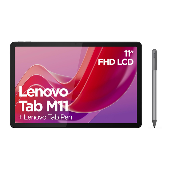 Lenovo Tab M11 Manuels