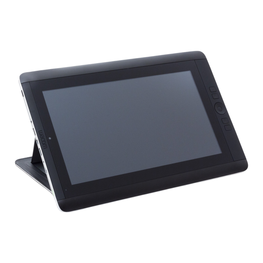 Wacom CINTIQ DTH-W1300 Guide De Mise En Route